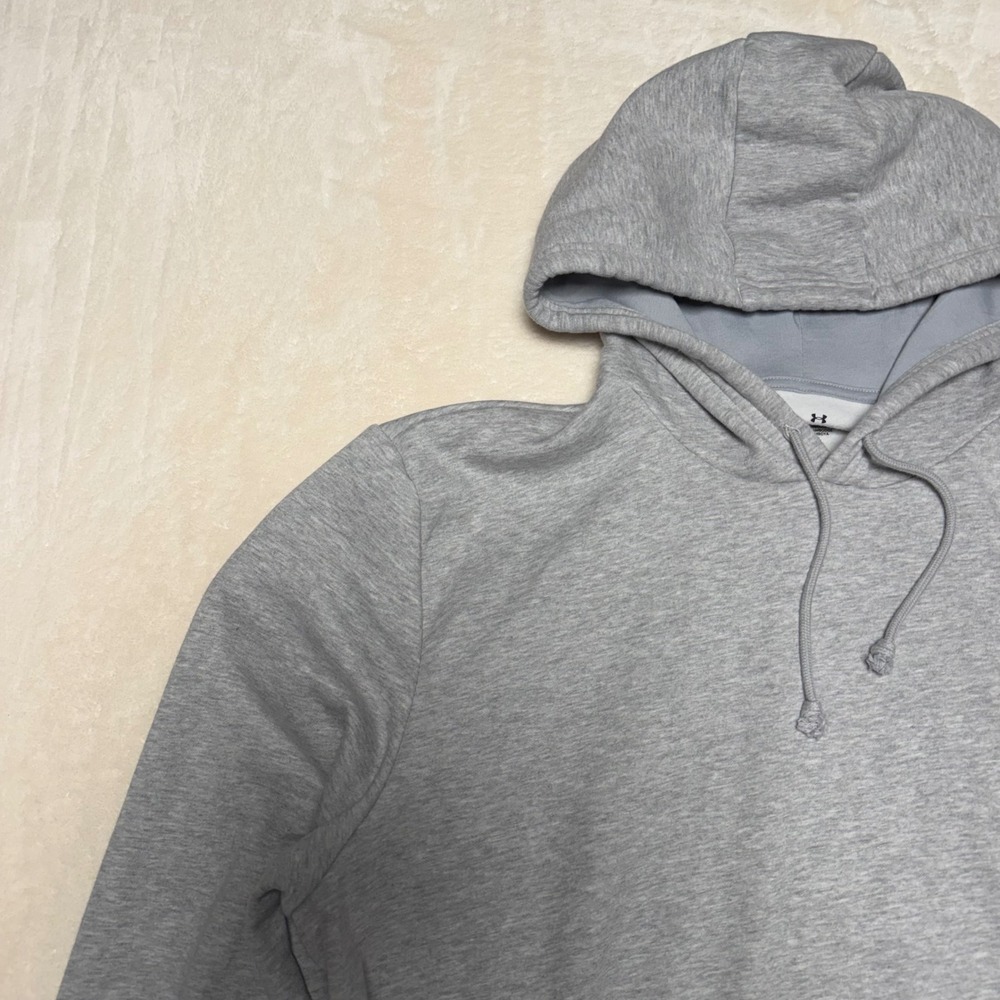 Under Armour Mens Project Rock Hoodie Size XL Gray Loose Fit Blood Sweat Respect - Picture 5 of 16